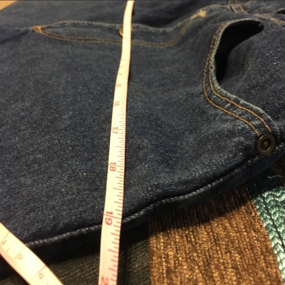 Denim and flannel plaid jumpsuit - Picture 9 of 10